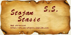 Stojan Stašić vizit kartica